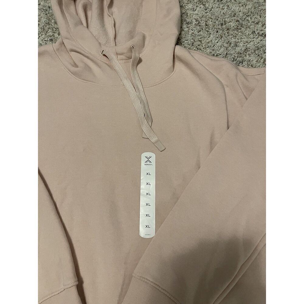 Women Cowl Neck Hoodie Xersion Size X Large Pink NWT - Picture 5 of 7